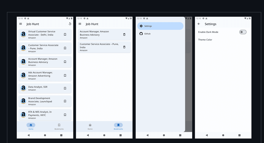 Jobs Scraper - Mobile App screenshot 1